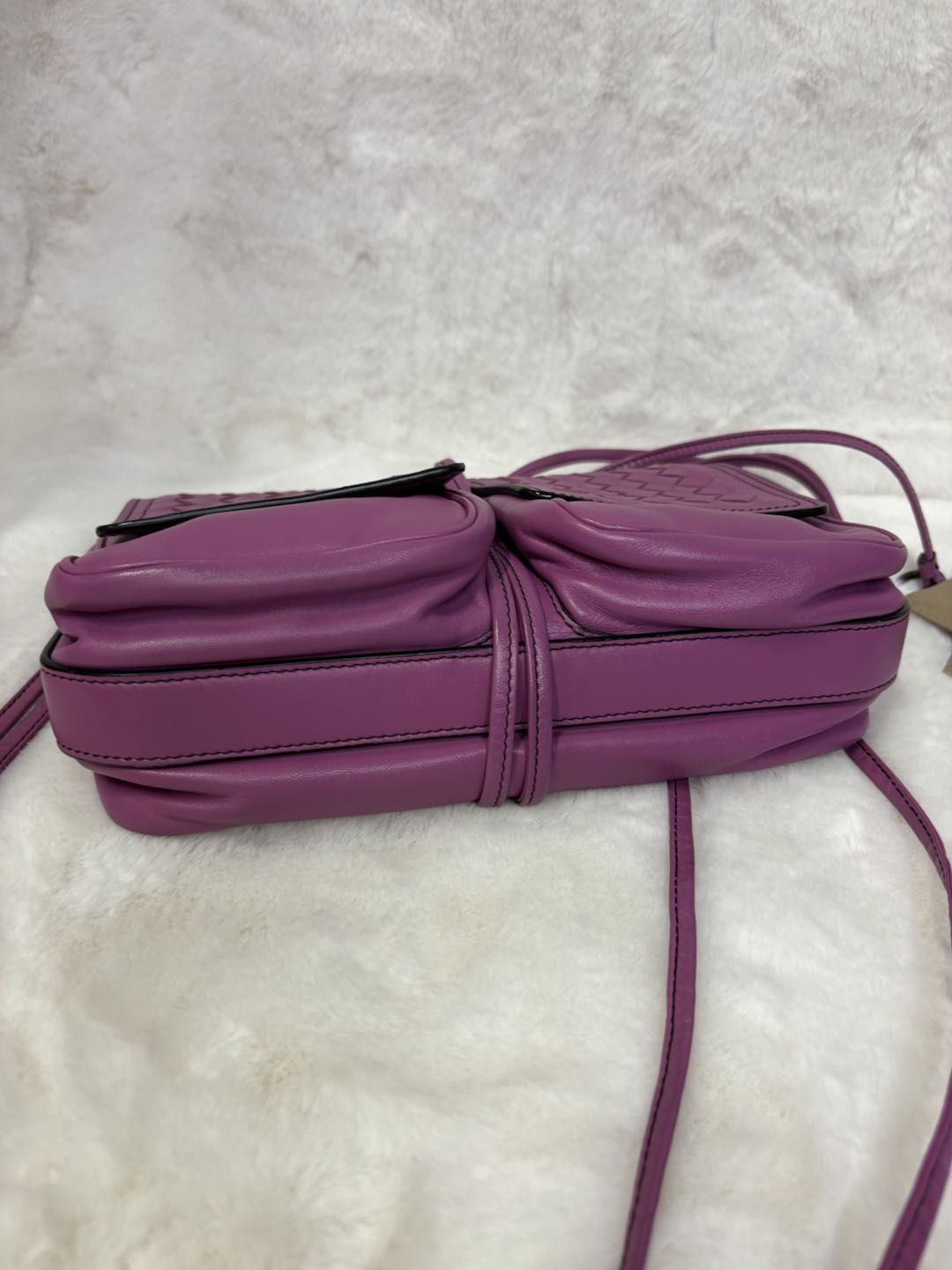 BOTTEGA VENETA Purple Nappa Bag