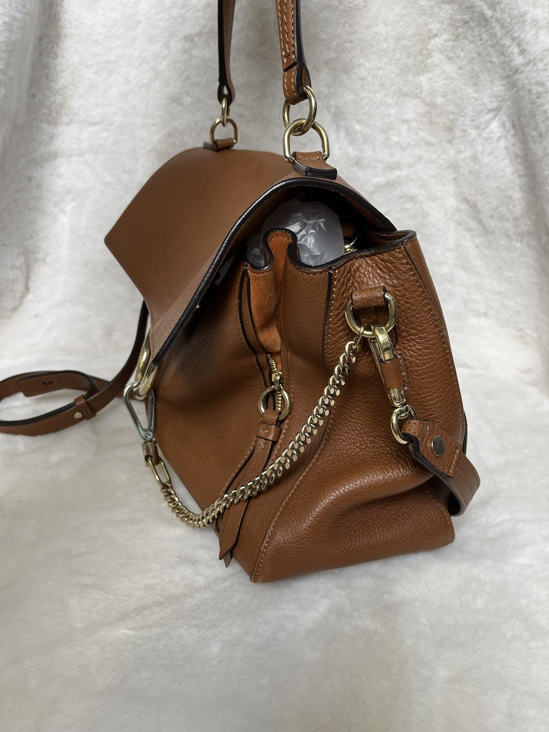 CHLOE FAYE DAY LEATHER SHOULDER BAG